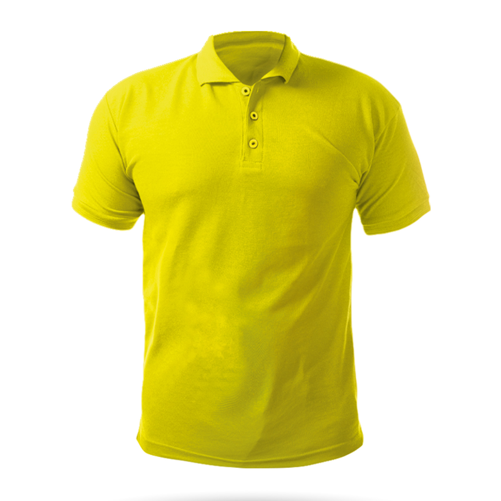 AÇELYA SARI L POLO YAKA TİŞÖRT