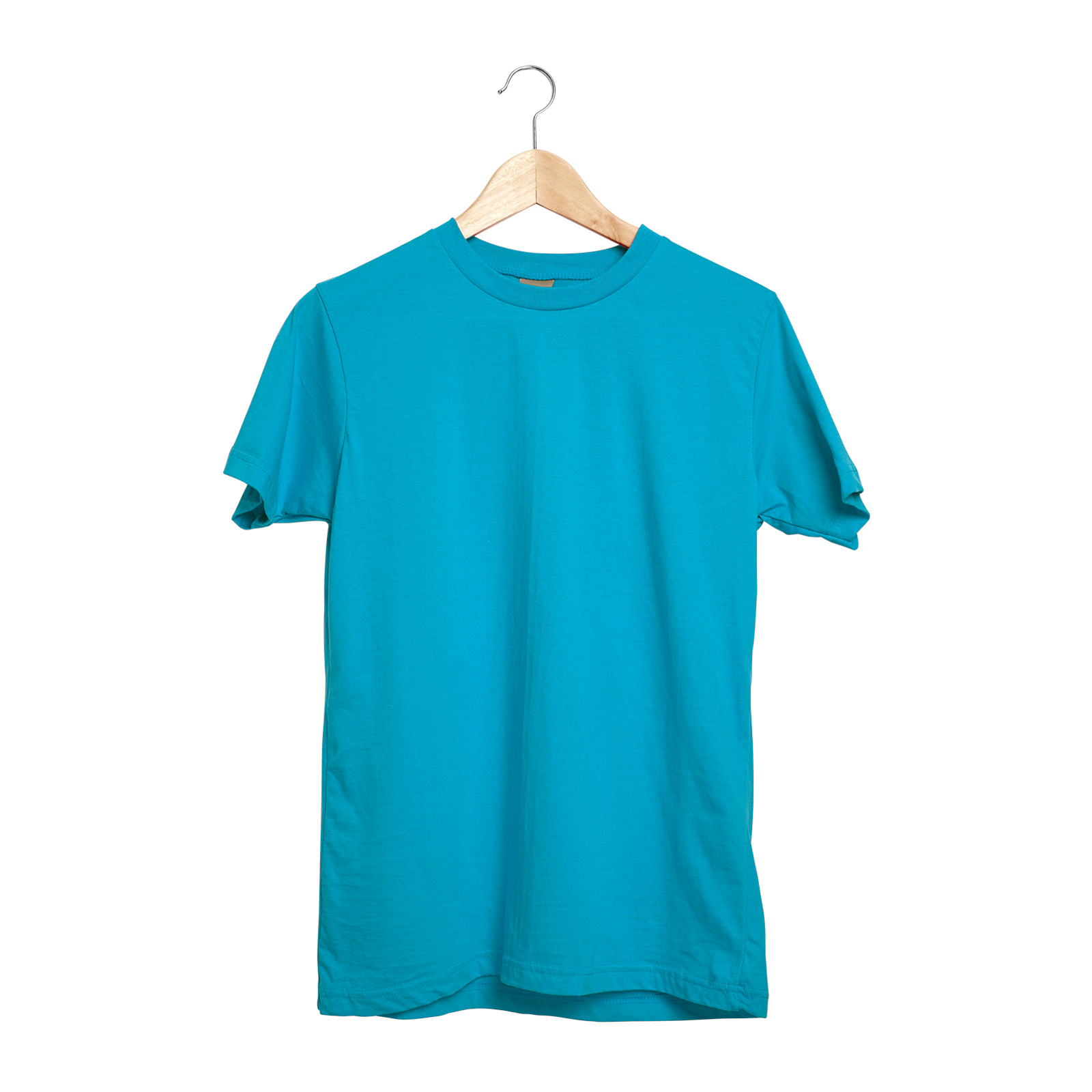 GARDENYA TURKUAZ S SIFIR YAKA TİŞÖRT