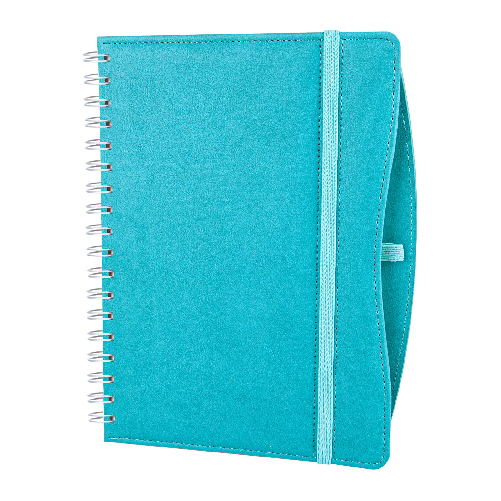 İVEDİK TURKUAZ SPİRALLİ TARİHLİ AJANDA (17X24 CM)