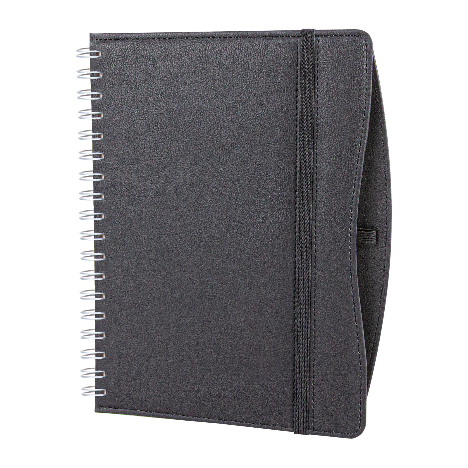 İVEDİK SİYAH SPİRALLİ TARİHLİ AJANDA (17X24 CM)