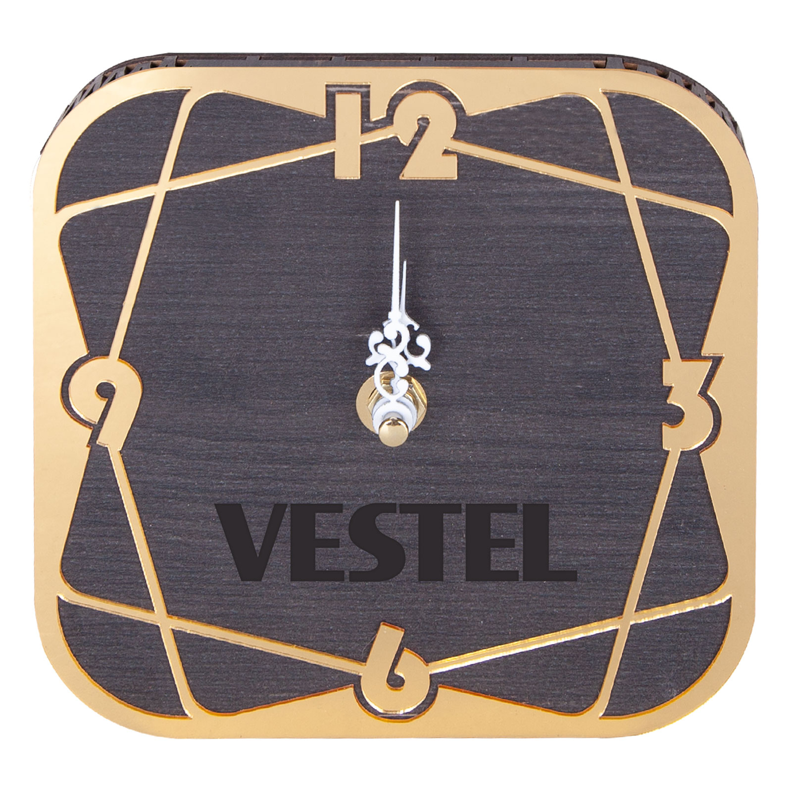 VARDA123 AHŞAP MASAÜSTÜ SAAT (145X145 MM)