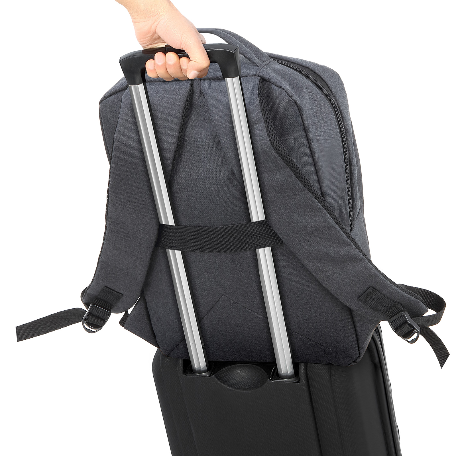 REVAN SİYAH LAPTOP BÖLMELİ SIRT ÇANTASI